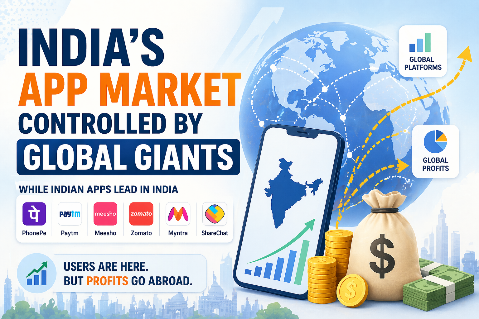 “India’s App Market Controlled by Global Giants”